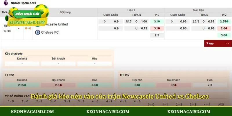 Soi Kèo Trận Đấu Newcastle United Vs Chelsea Vào Thứ 7 Ngày 20/12/2025 - Giải Ngoại Hạng Anh 4 Đánh giá kèo nên vào của trận Newcastle United vs Chelsea